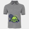 JB's  BIRDS EYE POLO   CHARCOAL - S Thumbnail