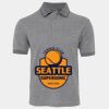 JB's  BIRDS EYE POLO   CHARCOAL - S Thumbnail