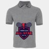 JB's  BIRDS EYE POLO   CHARCOAL - S Thumbnail