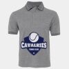 JB's  BIRDS EYE POLO   CHARCOAL - S Thumbnail