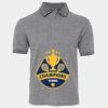 JB's  BIRDS EYE POLO   CHARCOAL - S Thumbnail