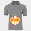 JB's  BIRDS EYE POLO   CHARCOAL - S Thumbnail