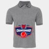 JB's  BIRDS EYE POLO   CHARCOAL - S Thumbnail