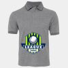 JB's  BIRDS EYE POLO   CHARCOAL - S Thumbnail