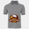 JB's  BIRDS EYE POLO   CHARCOAL - S Thumbnail