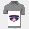 JB's  BIRDS EYE POLO   CHARCOAL - S Thumbnail