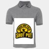 JB's  BIRDS EYE POLO   CHARCOAL - S Thumbnail