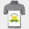 JB's  BIRDS EYE POLO   CHARCOAL - S Thumbnail