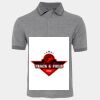JB's  BIRDS EYE POLO   CHARCOAL - S Thumbnail