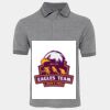 JB's  BIRDS EYE POLO   CHARCOAL - S Thumbnail
