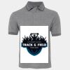 JB's  BIRDS EYE POLO   CHARCOAL - S Thumbnail