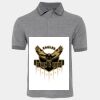 JB's  BIRDS EYE POLO   CHARCOAL - S Thumbnail