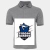 JB's  BIRDS EYE POLO   CHARCOAL - S Thumbnail