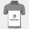 JB's  BIRDS EYE POLO   CHARCOAL - S Thumbnail