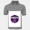 JB's  BIRDS EYE POLO   CHARCOAL - S Thumbnail