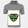 JB's  BIRDS EYE POLO   CHARCOAL - S Thumbnail