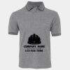 JB's  BIRDS EYE POLO   CHARCOAL - S Thumbnail