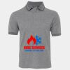 JB's  BIRDS EYE POLO   CHARCOAL - S Thumbnail