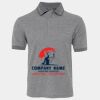 JB's  BIRDS EYE POLO   CHARCOAL - S Thumbnail