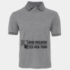 JB's  BIRDS EYE POLO   CHARCOAL - S Thumbnail