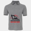 JB's  BIRDS EYE POLO   CHARCOAL - S Thumbnail