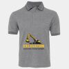 JB's  BIRDS EYE POLO   CHARCOAL - S Thumbnail