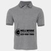 JB's  BIRDS EYE POLO   CHARCOAL - S Thumbnail