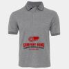 JB's  BIRDS EYE POLO   CHARCOAL - S Thumbnail