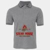 JB's  BIRDS EYE POLO   CHARCOAL - S Thumbnail
