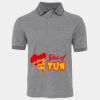JB's  BIRDS EYE POLO   CHARCOAL - S Thumbnail