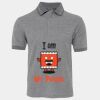 JB's  BIRDS EYE POLO   CHARCOAL - S Thumbnail