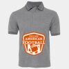 JB's  BIRDS EYE POLO   CHARCOAL - S Thumbnail