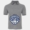 JB's  BIRDS EYE POLO   CHARCOAL - S Thumbnail