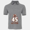 JB's  BIRDS EYE POLO   CHARCOAL - S Thumbnail