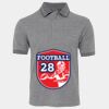 JB's  BIRDS EYE POLO   CHARCOAL - S Thumbnail