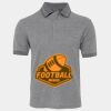 JB's  BIRDS EYE POLO   CHARCOAL - S Thumbnail