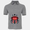 JB's  BIRDS EYE POLO   CHARCOAL - S Thumbnail