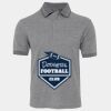 JB's  BIRDS EYE POLO   CHARCOAL - S Thumbnail