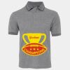 JB's  BIRDS EYE POLO   CHARCOAL - S Thumbnail