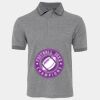JB's  BIRDS EYE POLO   CHARCOAL - S Thumbnail