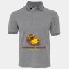 JB's  BIRDS EYE POLO   CHARCOAL - S Thumbnail