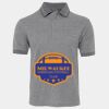 JB's  BIRDS EYE POLO   CHARCOAL - S Thumbnail
