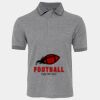JB's  BIRDS EYE POLO   CHARCOAL - S Thumbnail