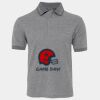 JB's  BIRDS EYE POLO   CHARCOAL - S Thumbnail