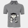 JB's  BIRDS EYE POLO   CHARCOAL - S Thumbnail