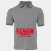 JB's  BIRDS EYE POLO   CHARCOAL - S Thumbnail
