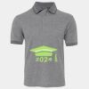 JB's  BIRDS EYE POLO   CHARCOAL - S Thumbnail