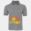 JB's  BIRDS EYE POLO   CHARCOAL - S Thumbnail