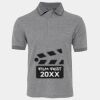 JB's  BIRDS EYE POLO   CHARCOAL - S Thumbnail