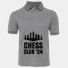 JB's  BIRDS EYE POLO   CHARCOAL - S Thumbnail